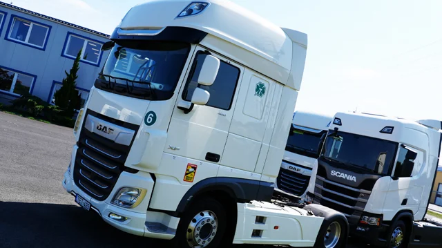 Trucks at the Sprintcamion depot